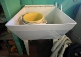 Hardshell Plastic Utility Sink & Mop Buckets