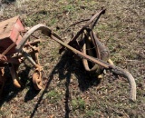Antique Wood Handled Steel Plow & Horse Supplies