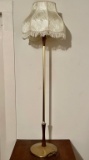 Mid Century Pole Lamp With Shade