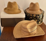 Lot Of Old Hats & Boxes