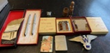 Tray Lot Lighters, Writing Instrument, Security Hat Badge & More