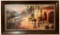 Large Print of Villa Patio Overlooking Water and Mountains