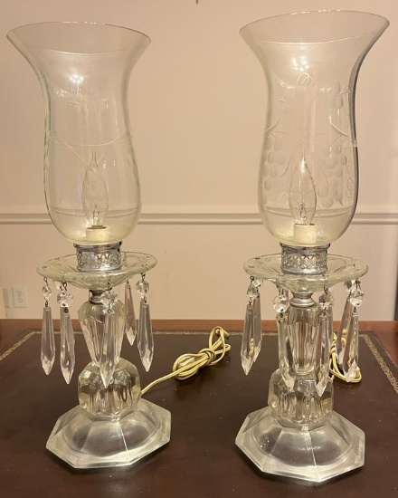 Pair of Electrified Lusters