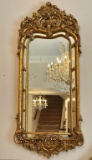 Resin Carved French Wall Mirror