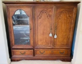 Walnut Stereo Cabinet