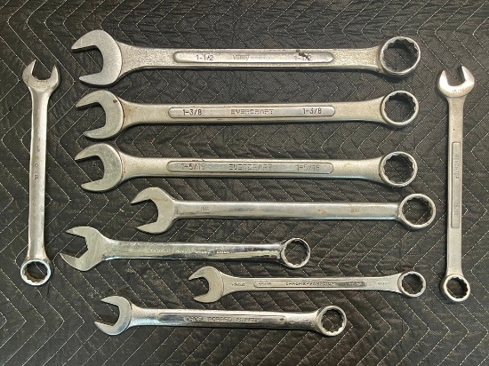 Large Size Combination Wrench Lot