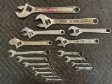 Adjustable Wrench and Standard Wrench lot