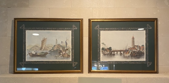 2 Thomas Allom Old China Prints