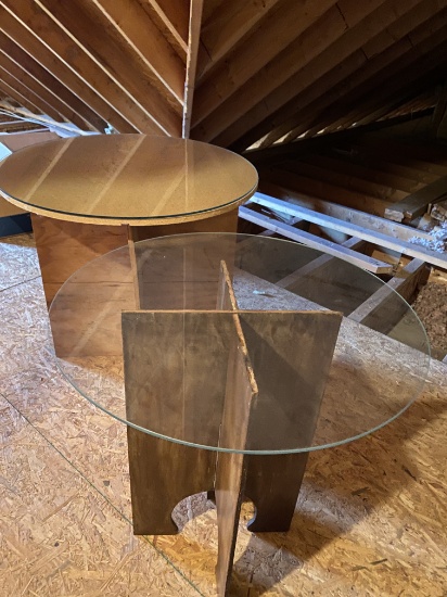 Round Glass Top Tables