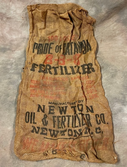 Antique Pride of Catawba Fertilizer Cloth Bag