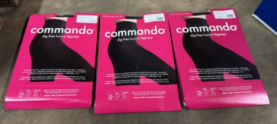 New In Package Commando Brand Ladies Tights In Bags