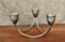 MCM Sterling Danish 3 Arm Candle Holder
