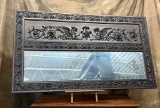 Wonderful Mid 1900's Carved Neo-Classical Trumeau Over Mantle Mirror