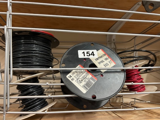 Lot Of 4 Stainless Wire Baskets & Electrical Wire