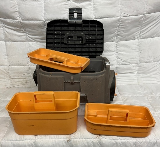 Lasko Hardshell Plastic Power Tool Box