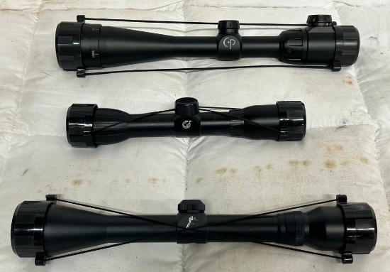 Lot Of 3 Rifle Scopes