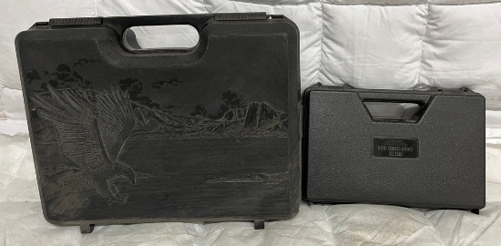 2 Hardshell Plastic Pistol Cases