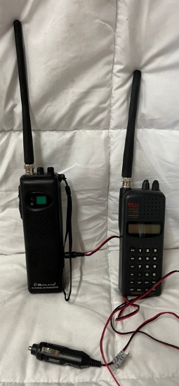 Midland 40 Channel CB Transceiver & Uniden Bearcat 200 Channel Scanner