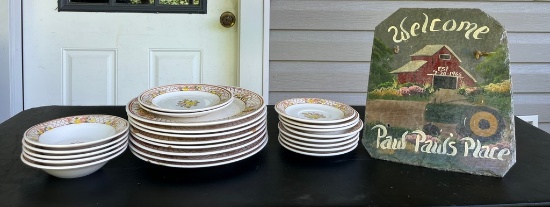 Royal  China Company dish Lot