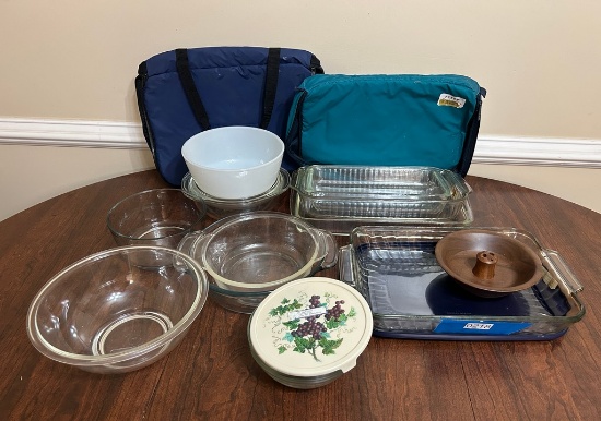 Lot of Bake Ware and Bowls