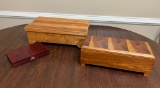 Lot of Wooden Boxes