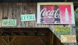 Barn Advertising and License Plate Lot