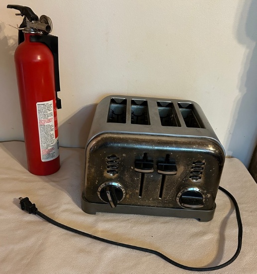 Cuisinart FourSlice Toaster and First Alert Fire Extinguisher Online