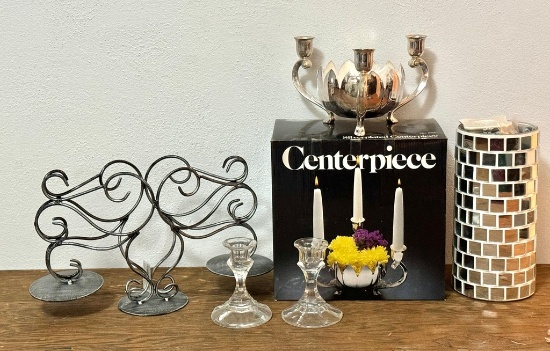 Candle Holder Lot