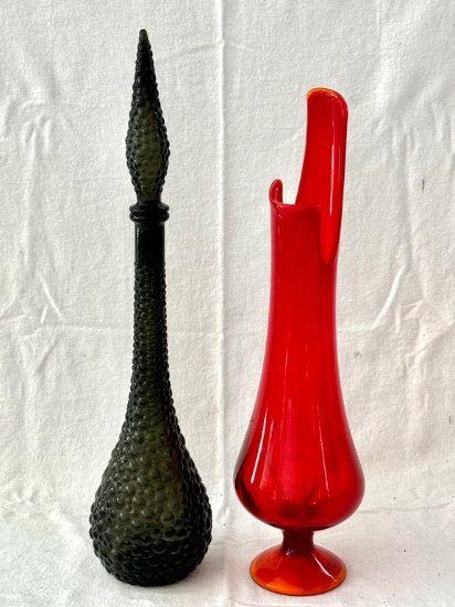 Two Pieces of Art Glass
