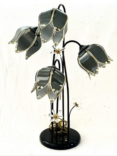 Anthony of California Four Branch Tulip/Lotus Lamp