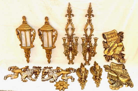 Vintage Wall Plaques and Sconces