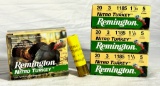 (4) Boxes of Remington Nito Turkey 20 Ga. Ammo Boxes