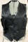 First Leather Black Vest