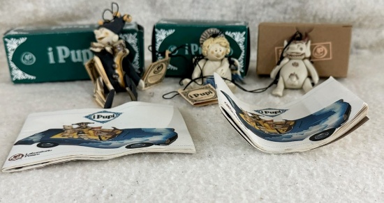 Lot of Three I Pupi Made in Italy by Laboratorio Pesaro