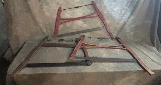 3 Antique Buck Saws