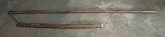 Antique Farmers 2 Part Wheat Chaff Grain Beater