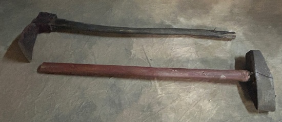 2 Vintage Long Handle Tools