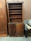 Absolutely Wonderful Early Antique Pine Primitive Open Top Step Back Cupboard