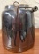 C. 1900 Brown Shiny Glazed Jar