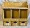 Vintage Wooden Cubby Shelf