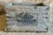 Cross Shoeline Wooden Crate