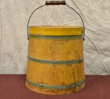 Mustard Painted Firkin