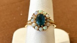 14 K Yellow Gold Ladies Cocktail Ring