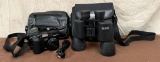 Binoculars & Camera Lot