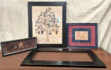 Lot of Framed Country Décor