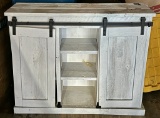 Wood Farmhouse-Style Cabinet