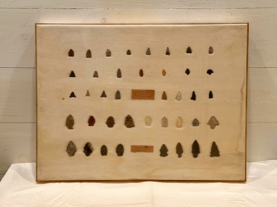 Framed Case of Early NC Arrowheads