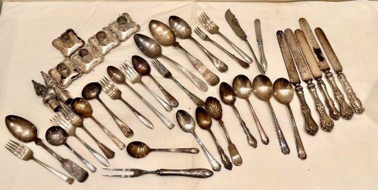 Grouping of Silver-plate Flatware