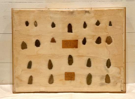 Framed Case of Early NC Arrowheads