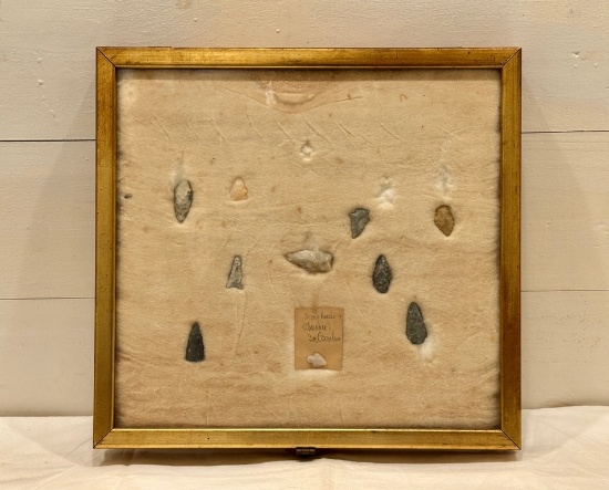Grouping of Cherokee Indian Arrowheads SC